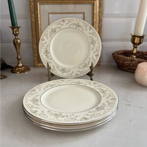 Vintage ROYAL DOULTON The Romance Collection DIANA Salad Plates Set of 4